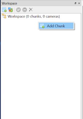 Screenshot of step to add chunk.