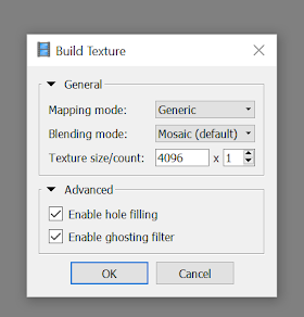 Screenshot of the "Build Texture" window.